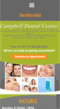 Mobile Screenshot of campbelldentalcentre.com